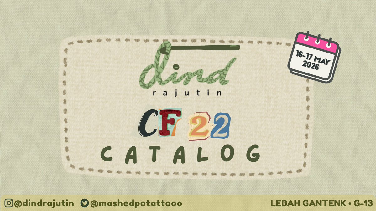 mashedpotattooo's tweet photo. Hi friends! Pre-order is now open!
I'll be selling my crochet pieces on #CF22 , with a quick PO! 🥳
❤️ &amp; RTs for my catalog are very much appreciated!

⏰️ PO: 30 Apr- 10 May
🛒 Pick up only on 16-17 May 2026
🪅 One Piece, Haikyuu, Originals 
📝PO Form  https://t.co/HLlL1ECx54 https://t.co/ctciNOrB8a