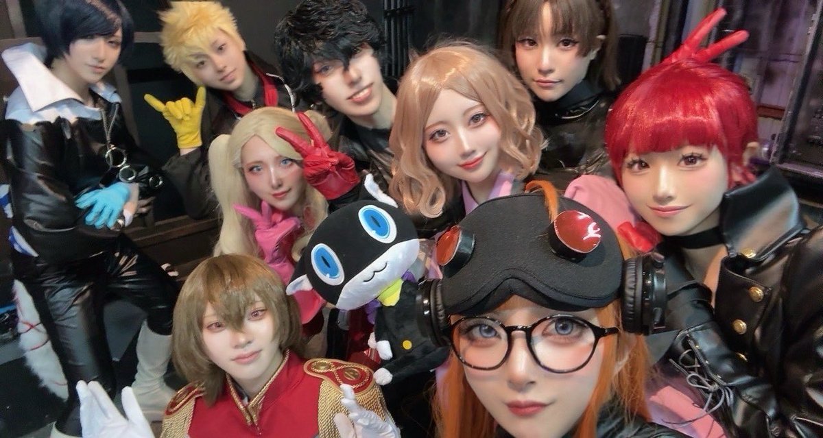 yuritan1207's tweet photo. 心の怪盗団✧•---------•✧全員集合

 #俺たちのロイヤルP5併せ0429 https://t.co/6FPOY7YZCS