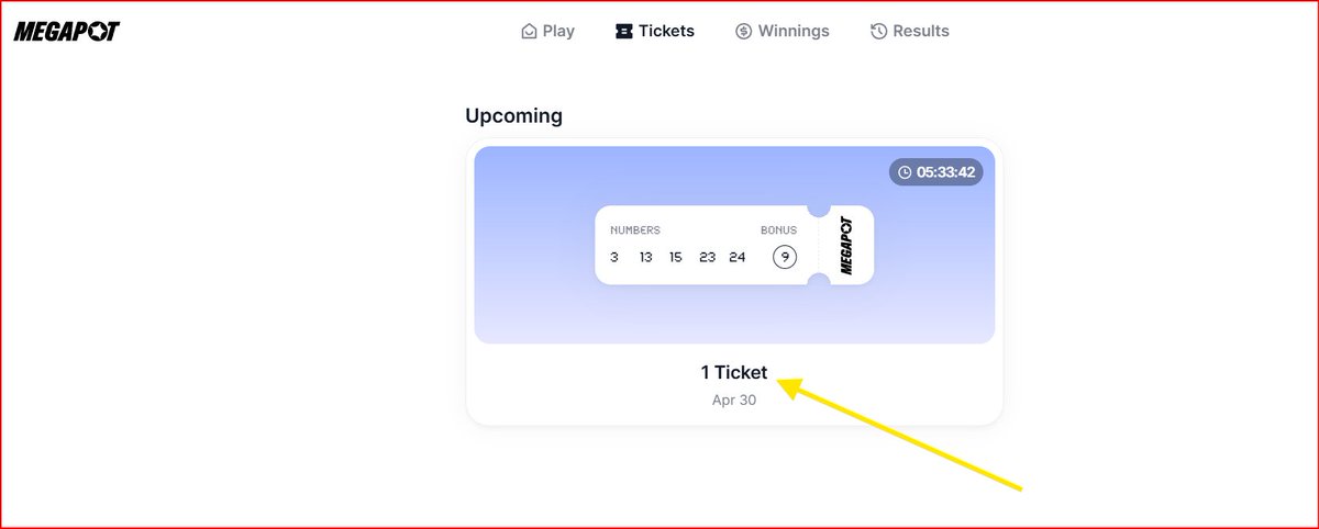 ChavvanRamesh's tweet photo. bought one ticket of @megapot
Hope I become a millionaire now
just trying new things on @base
You can join too if you're interested !!
https://t.co/7AiUWxnP2m
#base #airdrop #megapot #megaEth https://t.co/cQloRPhfo1