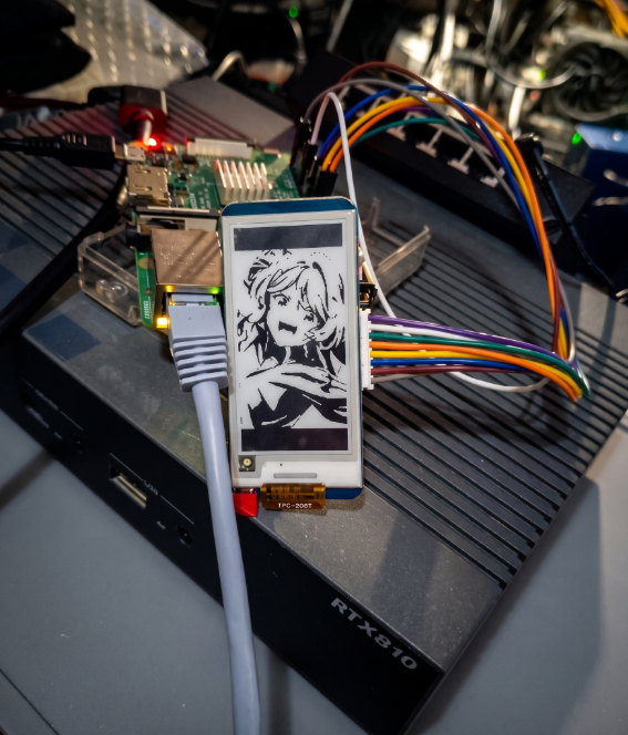 web3kitsune's tweet image. 俺の推し。 #RaspberryPi