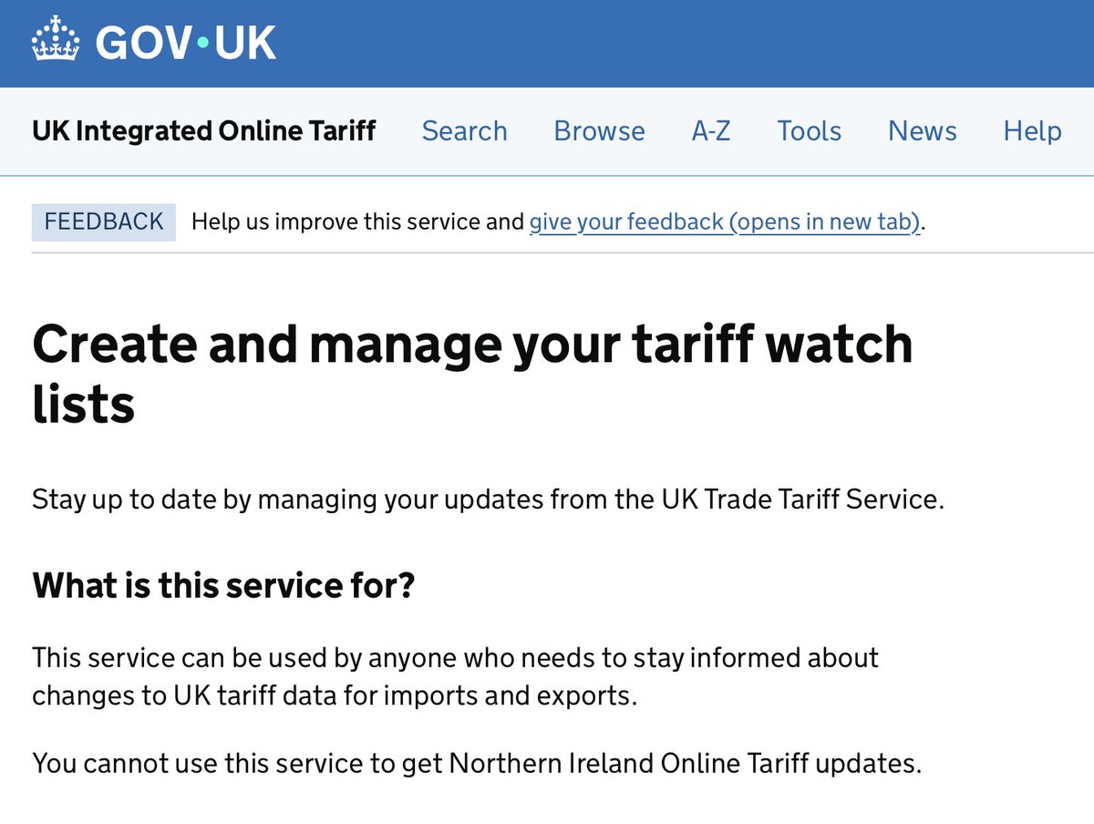 AlegrantLtd's tweet image. 🇬🇧 UK Tariff: notifications about changes to your commodity 
📚 If you want to be notified about changes to your commodity codes, you can sign up to create  your Tariff watch lists are receive notifications.
🔗zurl.co/1s1pl  

#Tariff #Brexit
