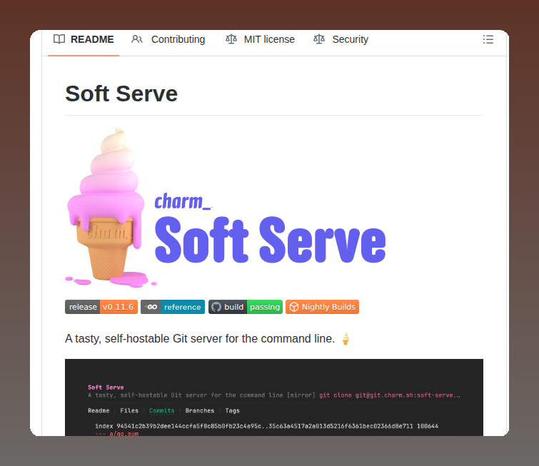 Self-hosted Git server with terminal UI over SSH

github.com/charmbracelet/…