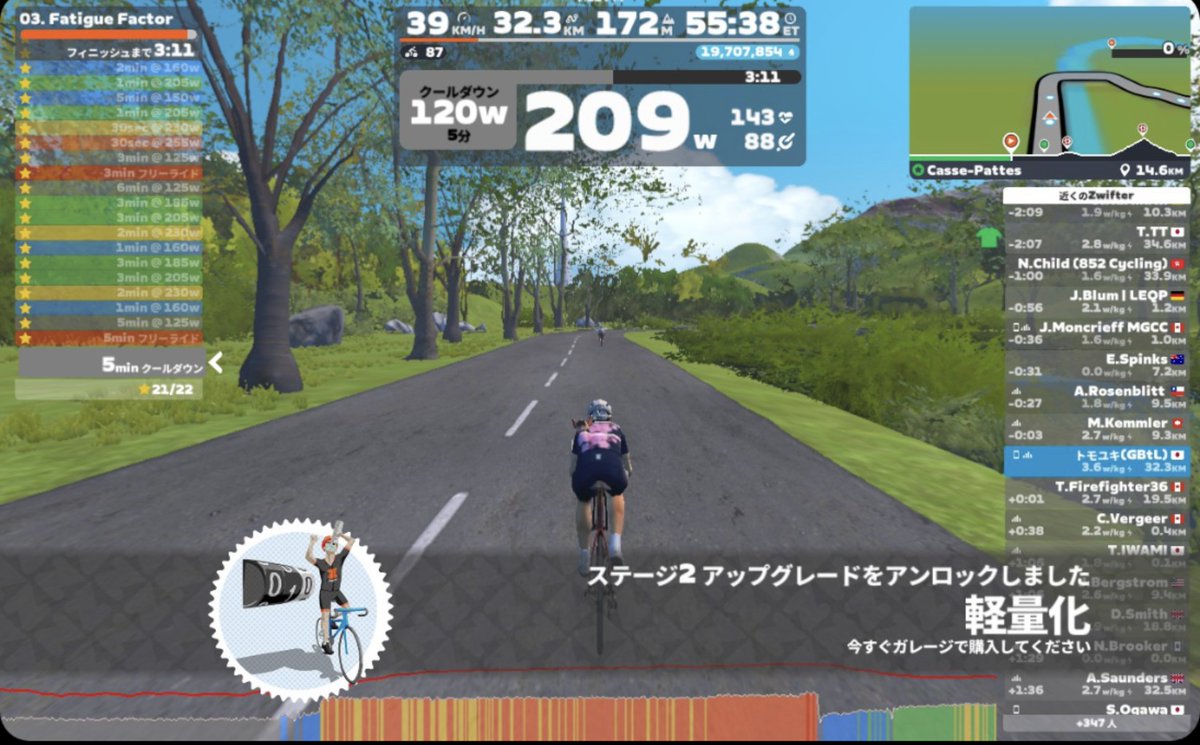 PROSPECQUARTER's tweet image. 会社自体は昨日からGW連休なのに自部門だけ今日も休日出勤でした。
休日出勤から帰還後の夜練4月ラストアクティビティ🚴‍♂️🔥
富士ヒルに向けて日々後悔のないように積み重ね続ける❗
ハルヒルも頑張ります👍
#GBtL #ゴビヨ
#zwift #富士ヒル
#ハルヒル