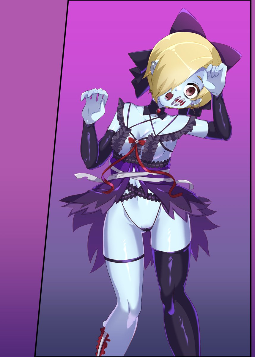 前に描いた小梅ちゃんゾンビ化!!アイドルゾンビ化最高!!みんなでアイドルゾンビ化描こうぜ!! 