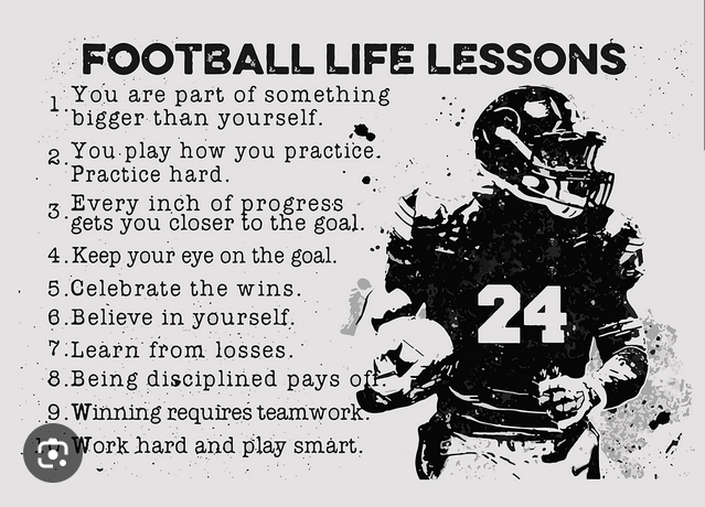 CoachMKThompson's tweet photo. Life lessons from football.  #lifelessons #culturewins https://t.co/uoOYz4VuFD