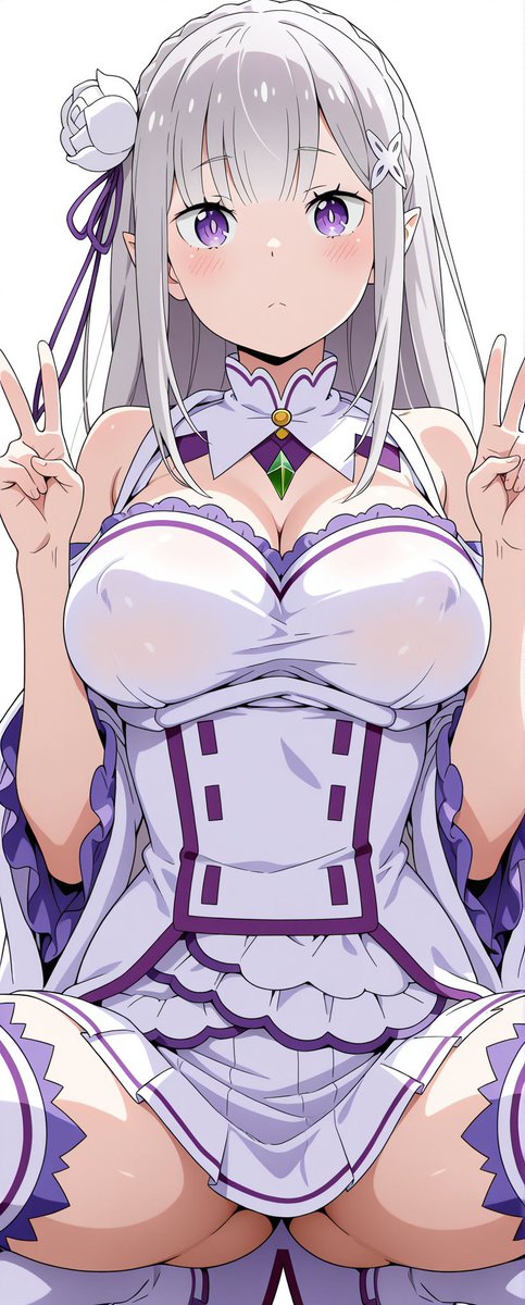 Leivonens's tweet image. エミリア / Emilia
#リゼロ 
SFW illustration
リゼロ Rezero