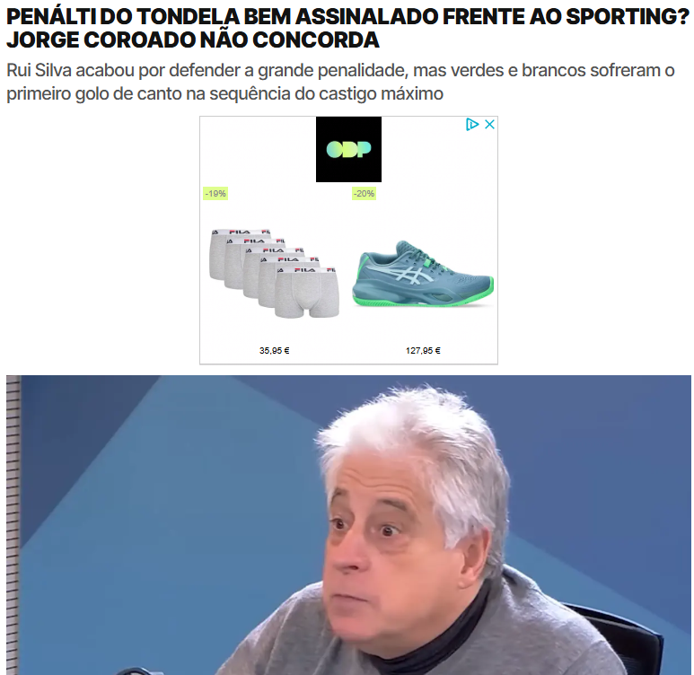 Quando o SCP está a atravessar uma fase menos boa, os abutres entram logo em ação

3º jogo consecutivo com decisões erradas da arbitragem prejudiciais para o SCP
❌slb penalti por repetir
❌avs penalti por assinalar
❌tondela penalti mal assinalado
