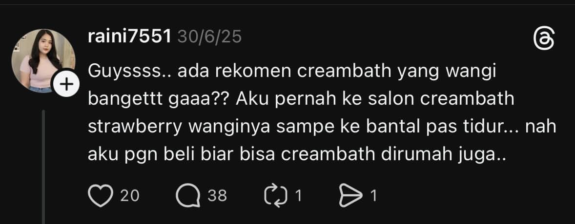 Salmafghassani's tweet photo. SUMPAH DEMI APA MBA GUE BARU TAU 😭‼️
CREAMBATH YANG BIASANYA DIPAKE SALON MAHAL… TERNYATA INI MERKNYA?!￼ https://t.co/7OZGE7CEKf