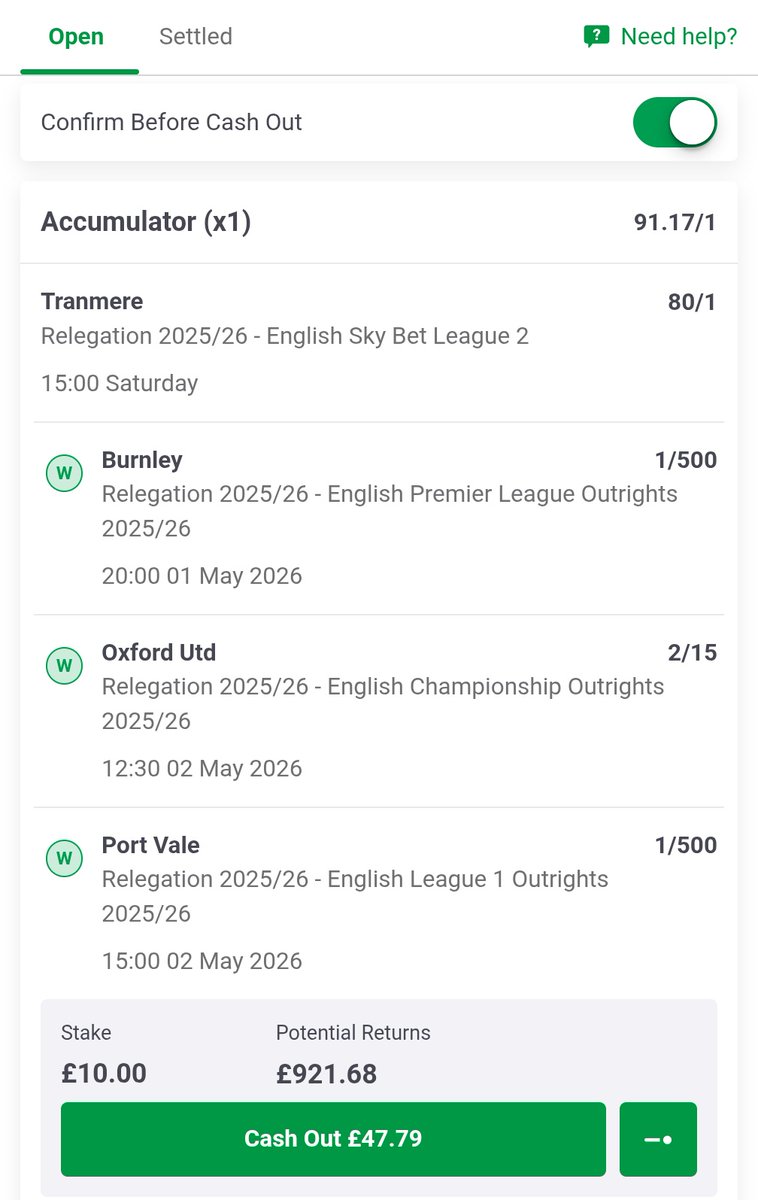 simongirt86's tweet photo. @matthew_oregan I need an insane amount of good luck / results to come my way.

Will deffo be on Tranmere relegation next season, if they stay up. https://t.co/rtq0NCf8sg