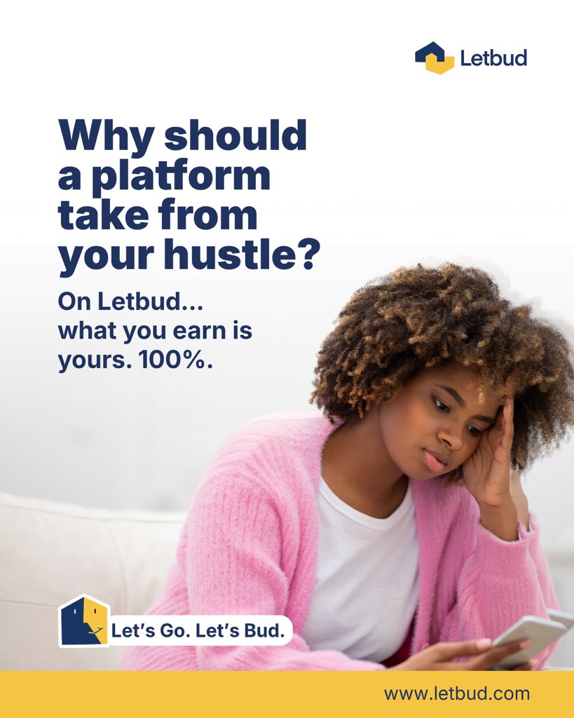 joinletbud's tweet image. We built Letbud to benefit the people inside the system.

Agents included.

Better exposure.
Serious clients.
And yes—full earnings.

Also, don’t forget you stand the chance to win 5-30k on your first 3 successful rentals on Letbud. 

#realestate #rentals #house #letbud #explore