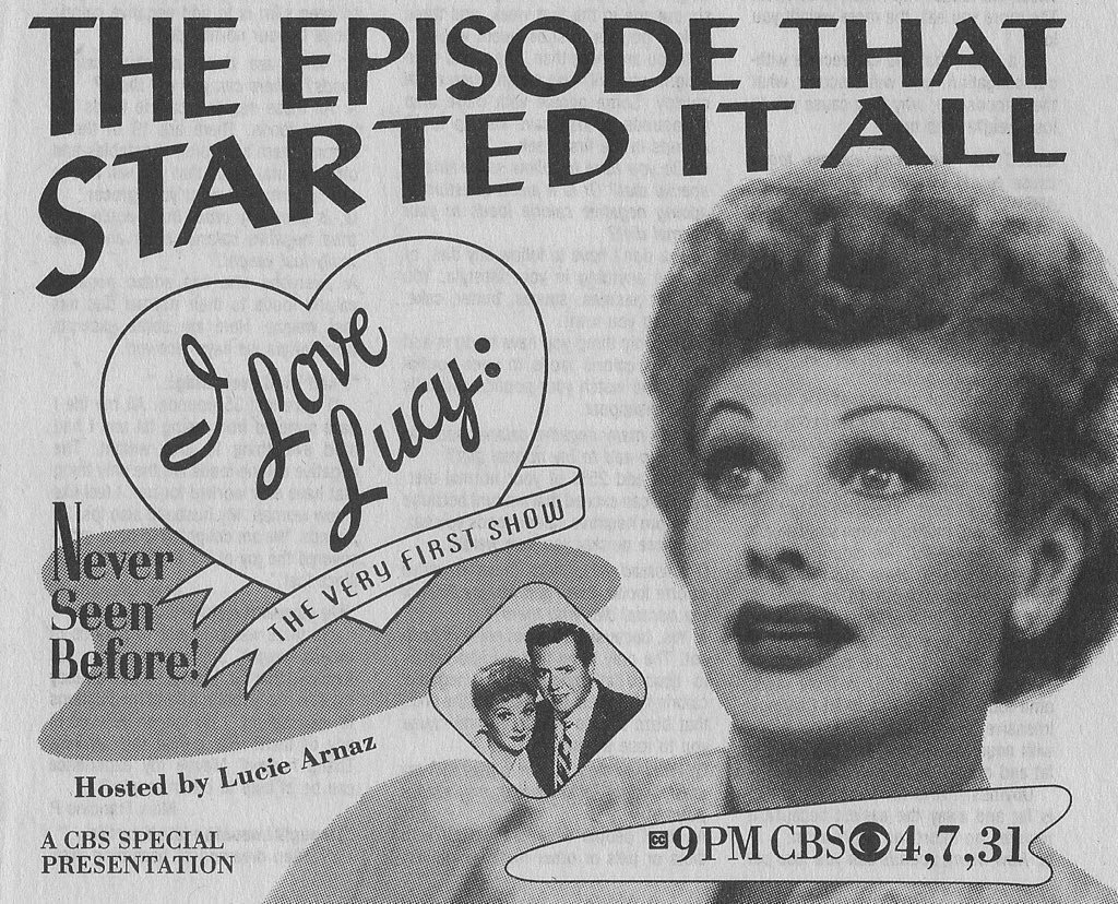 landofthe80s's tweet image. On this date in 1990, CBS aired the long-lost pilot for “I Love Lucy” titled “The Very First Show”  

BITE-SIZED FACT | The pilot was found in December 1989 and was originally filmed on March 2, 1951. #nostalgia