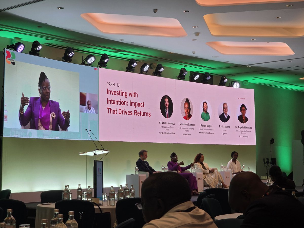 InvFundsLawyer's tweet photo. Final day of the @AVCA_Africa Conference 2026. Panel 10 #NowOn: Investing with Intention: Impact that drives returns.

International DFIs often require the Africa funds they invest in to be big on impact, which is not to say they are simultaneously willing to compromise returns! https://t.co/N9IWXhdYiI