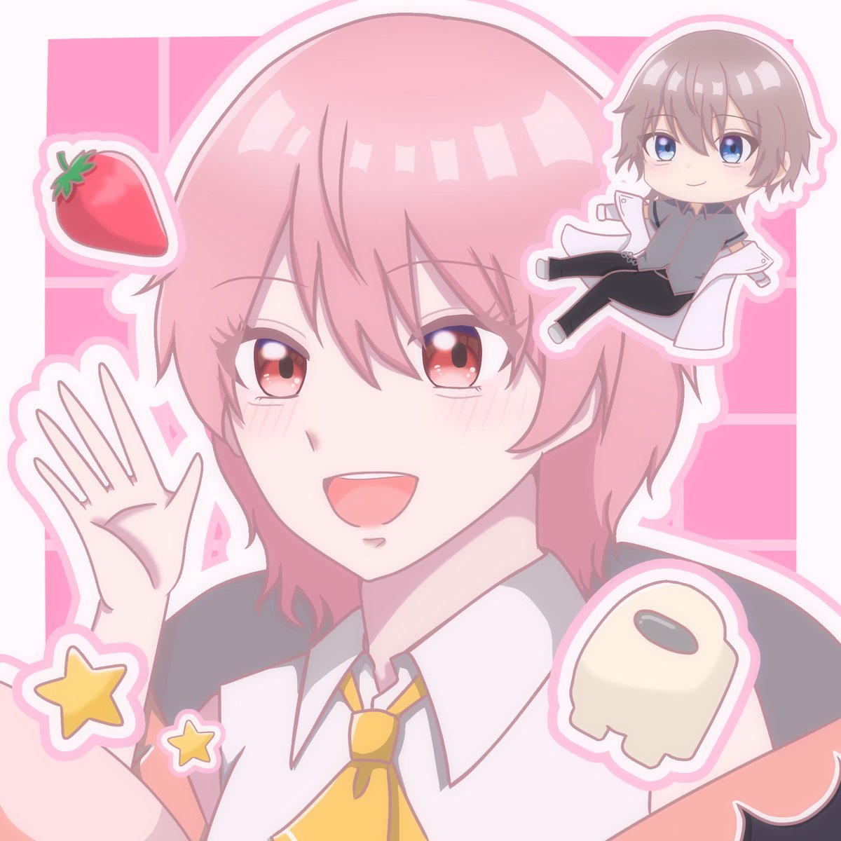 s__1219_'s tweet photo. ひさしぶりに描いた🐣🍓
#ヒナの隠れ画 https://t.co/YyDvQtqxcF