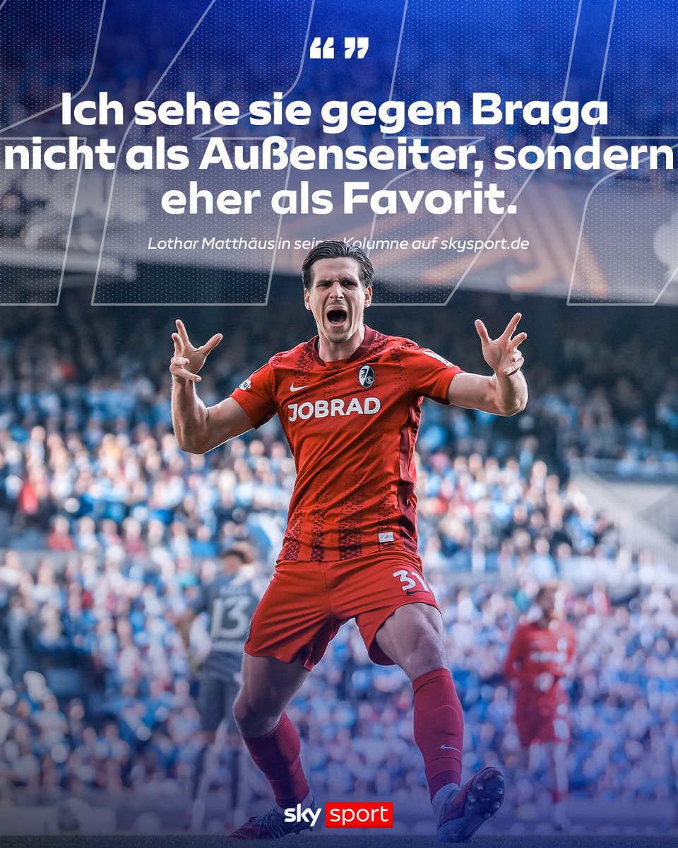 SkySportDE's tweet image. Lothar Matthäus hofft, dass die Freiburger die negativen Erlebnisse der vergangenen Woche abgeschüttelt haben und im Halbfinal-Hinspiel am Abend an ihre jüngsten Leistungen in Europa anknüpfen. 🚨

#Freiburg #EuropaLeague