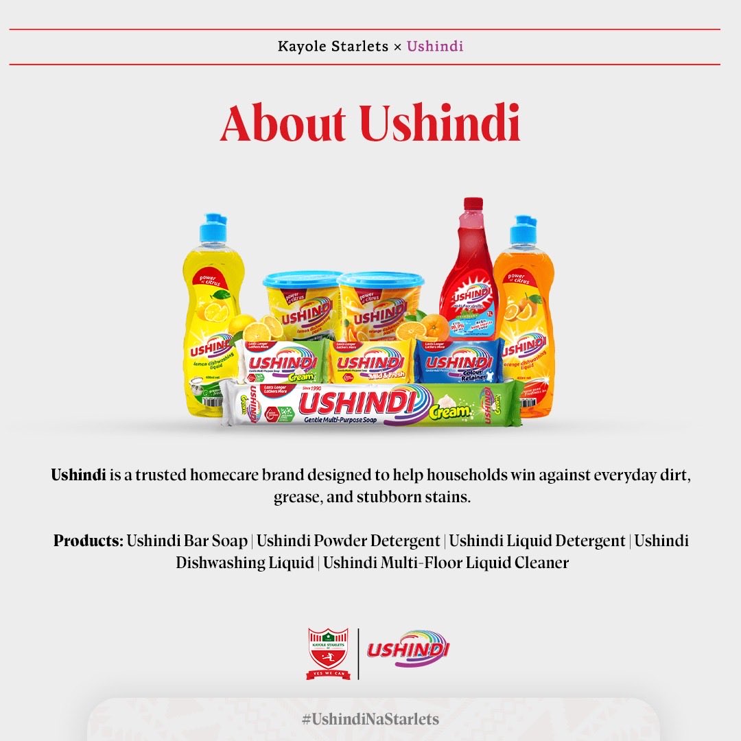 Jayriq's tweet photo. Really excited for the new partnership between @KayoleStarlets and Ushindi.

A category leading beauty and homecare brand becomes our first commercial partner to drive growth in women’s football.

Here’s to Ushindi together🥂 https://t.co/eu9f0M1gjy