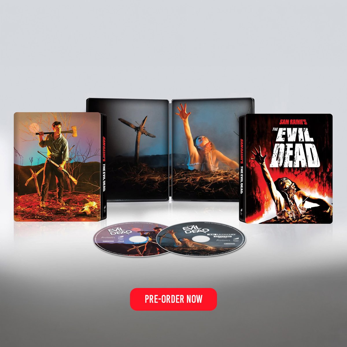 bluraymania_com's tweet image. Зловещие мертвецы (1981) (The Evil Dead) (4K UHD + Blu-ray) Steelbook [45th Anniversary]

📅 В продаже с 7 июля

Оформить предзаказ 👉 bluraymania.com/products/the-e…

#TheEvilDead #4KUHD #bluraymania #Steelbook