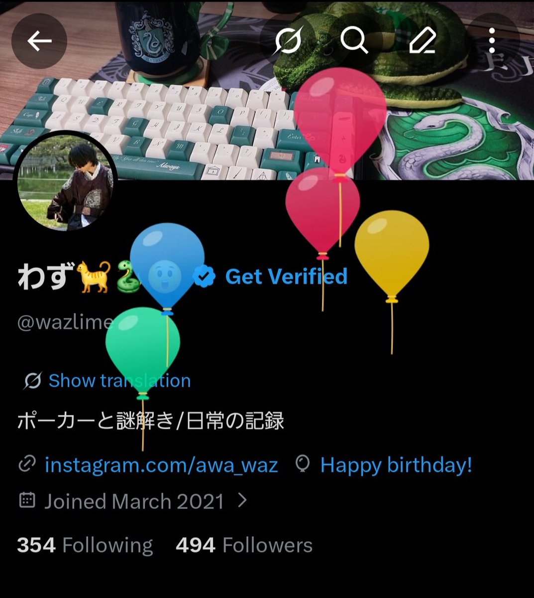 wazlime's tweet photo. 4月まとめ
・誕生日
・推しは推せるうちに推せ①
・おじさんず3人で韓国旅行
・推しは推せるうちに推せ②

その他
・バカラで2mKRW一点賭け
・FF7始めました
・本業の稼働時間が先月の半分に https://t.co/2cm0Oz4b30