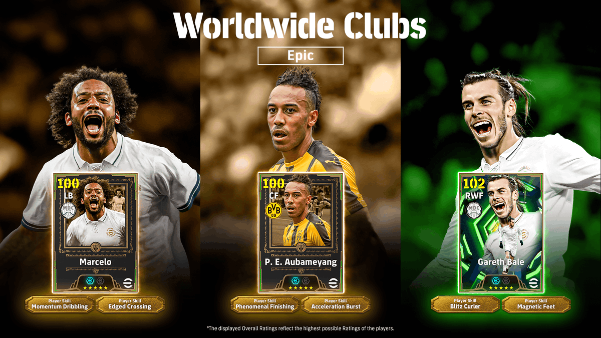 ahpq123's tweet image. Epic Worldwide Clubs
Apr 30 '26
#eFootball #Marcelo #Aubameyang #GarethBale