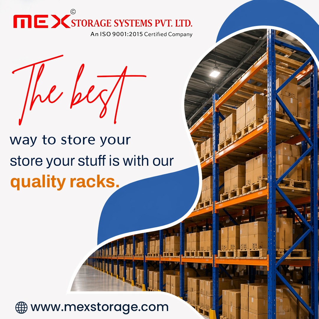 MSSPLNOIDA's tweet image. At MEX Storage Systems Pvt. Ltd., we design high-quality racking systems that help you organize better, store more, and streamline your operations with ease.

🌐 mexstorage.com

#StorageSolutions #WarehouseManagement #IndustrialRacks #SpaceOptimization #Logistics
