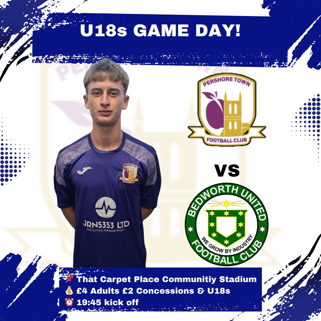 PTFCdevelopment's tweet photo. ** GAMEDAY **

3 games, 7 days and then the 2025-2026 is done!

Please join us at the "That carpet place" community stadium as the u18s take on Bedworth. Enjoy the beautiful weather with a nice drink and great game of football to watch ⚽️ https://t.co/m5oPOvus8a