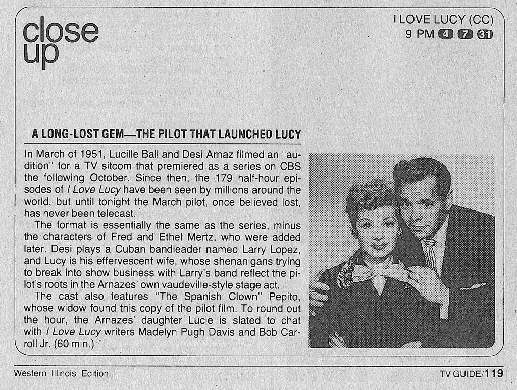 landofthe80s's tweet image. On this date in 1990, CBS aired the long-lost pilot for “I Love Lucy” titled “The Very First Show”  

BITE-SIZED FACT | The pilot was found in December 1989 and was originally filmed on March 2, 1951. #nostalgia