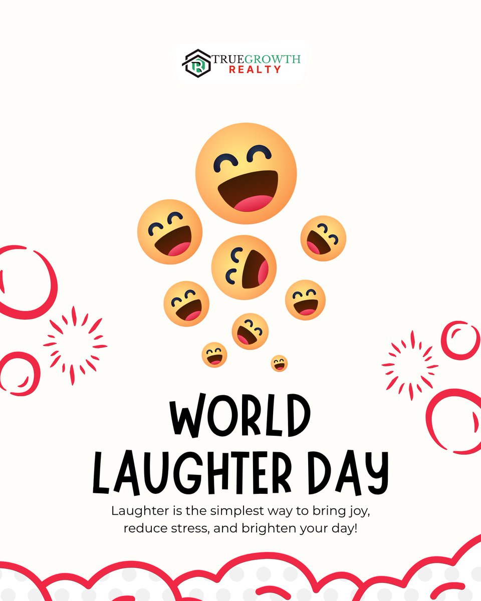 Truegrowth24's tweet image. A smile costs nothing, but it can change everything. 😊 Today, take a moment to laugh a little louder, smile a little wider, and spread joy wherever you go. Because happiness is contagious pass it on!
Happy World Laughter Day!

#worldlaughterday #smilemore #spreadjoy #happiness