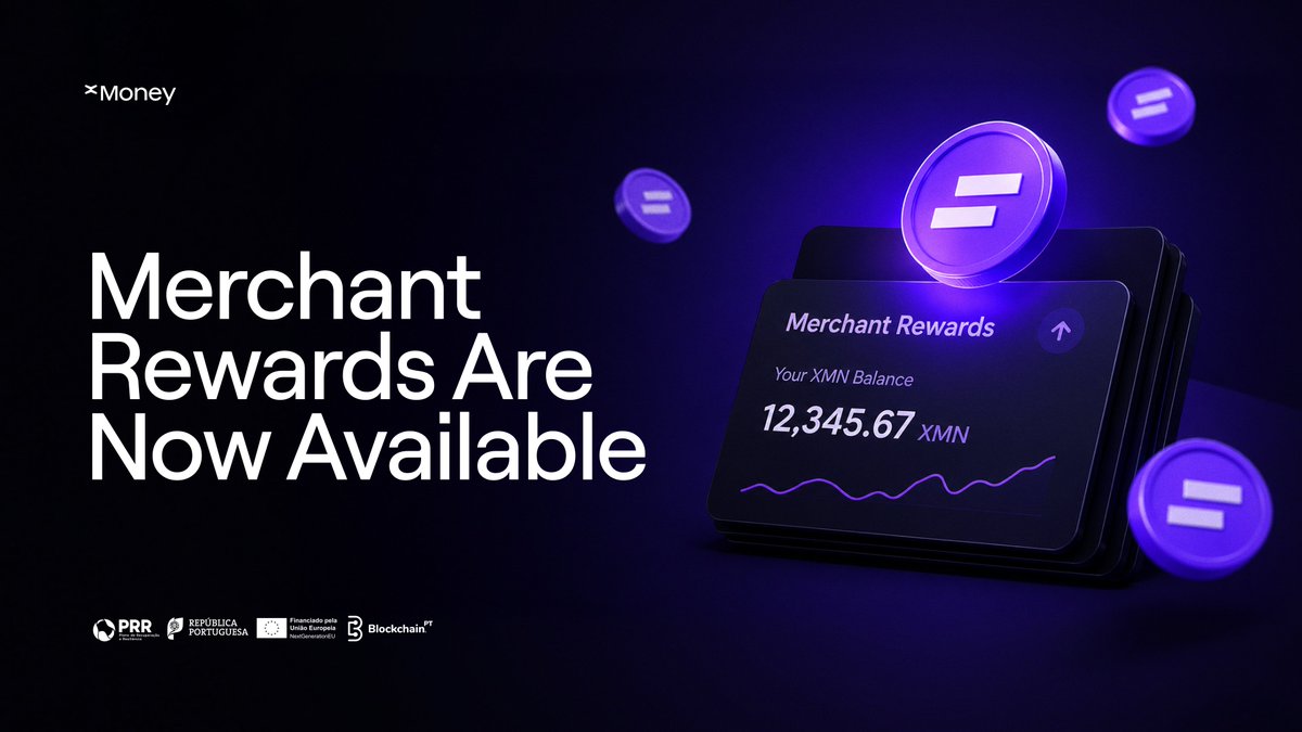 Fees used to disappear. Now they come back as benefits 🔄

xMoney Rewards is now live for all merchants, turning fees into $XMN you actually own.

Earn. Accumulate. Decide what to do next, directly from your dashboard.

Read how it works 👇
xmoney.com/blog/turning-f…

This