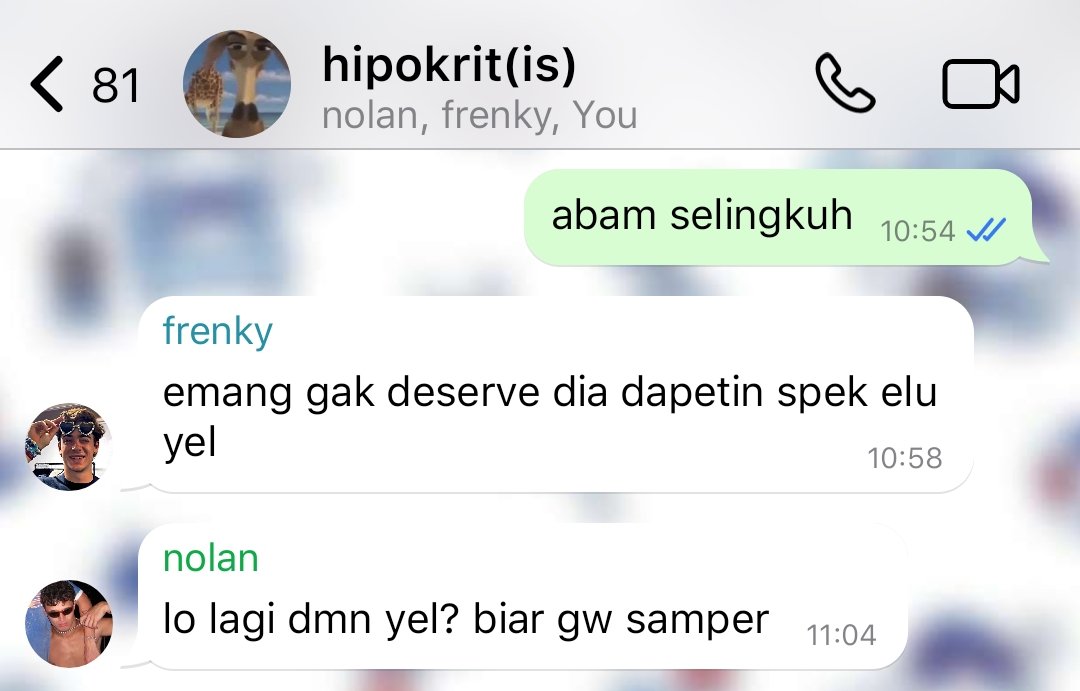 pialbon au dimana iel ngira abam selingkuh padahal orangnya gamau ketemu karena mukanya bonyok