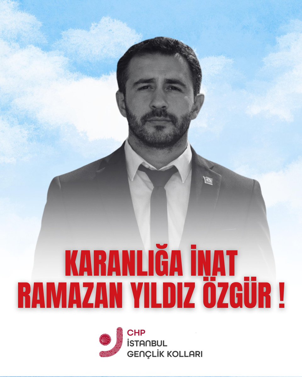 yenigenclikist's tweet photo. Adalar Gençlik Kolları Başkanımız Ramazan Yıldız, aylar süren haksız tutukluluğun ardından tahliye edildi.

Siyaset suç değildir.

Tüm arkadaşlarımız özgürlüklerine kavuşana kadar mücadelemizi kararlılıkla sürdüreceğiz. https://t.co/fOC0hnmCTX