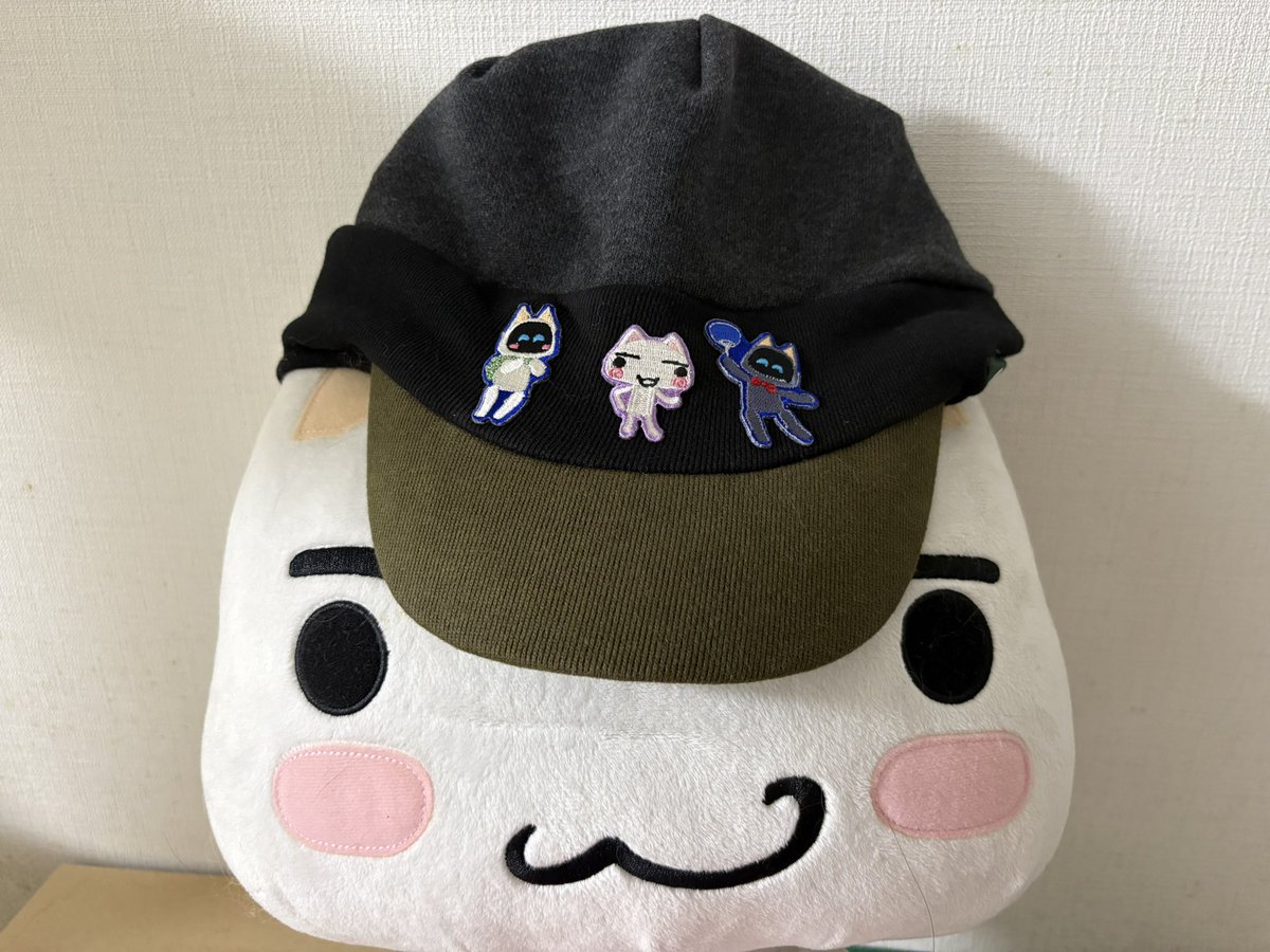 トロフェスはこの帽子で行きます✨
（トロが試着）
＃トロ誕2026