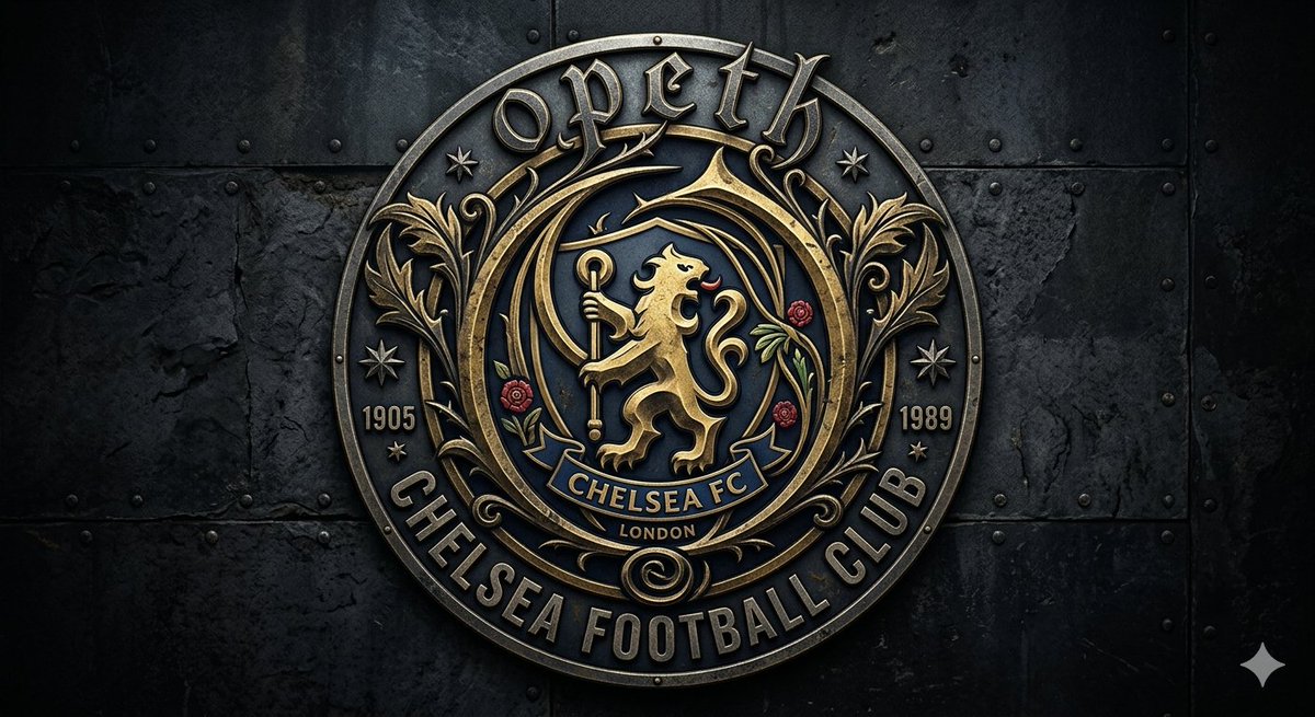 arohazard's tweet photo. Chelsea x Opeth
@carefreejabroni 
@ChelseaFC @OfficialOpeth https://t.co/c4AF1JBgbP