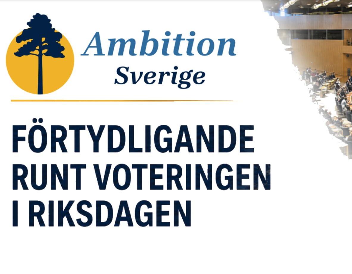 Partiet Ambition Sverige tweet media