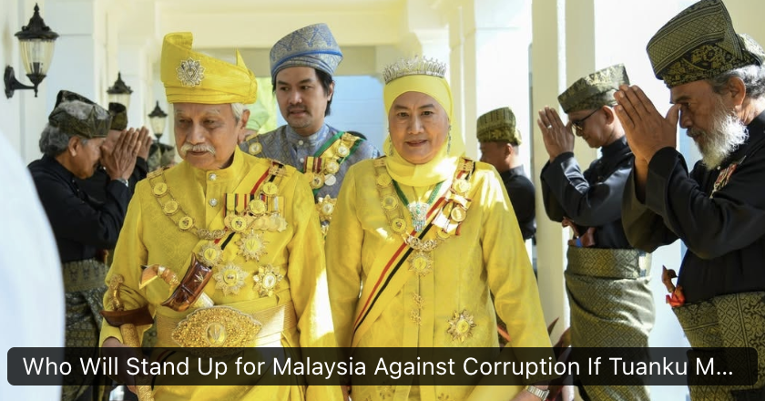 anaknogori_n9's tweet photo. Who Will Stand Up for Malaysia Against Corruption If Tuanku Muhriz is Removed?

On 14 January, Tuanku Muhriz described corruption as the foremost enemy of justice, trust and the nation’s future. He said he was shocked that some still rallied behind individuals found guilty of serious corruption offences, as if such acts were acceptable or forgivable, and urged them to reflect on their faith, principles and values, stressing that tolerance for corruption was unacceptable in a nation governed by the rule of law.

Three months later, an attempt was made to remove him.

The question we should be asking is:

(1) Who gains if he is gone?

(2)  Who else will be willing to say the same things, from the same position, with the same clarity?

https://t.co/EVrhyQjvzo