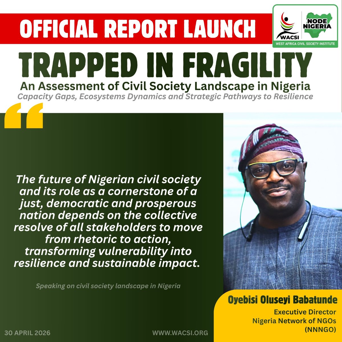 West Africa Civil Society Institute (WACSI) tweet media