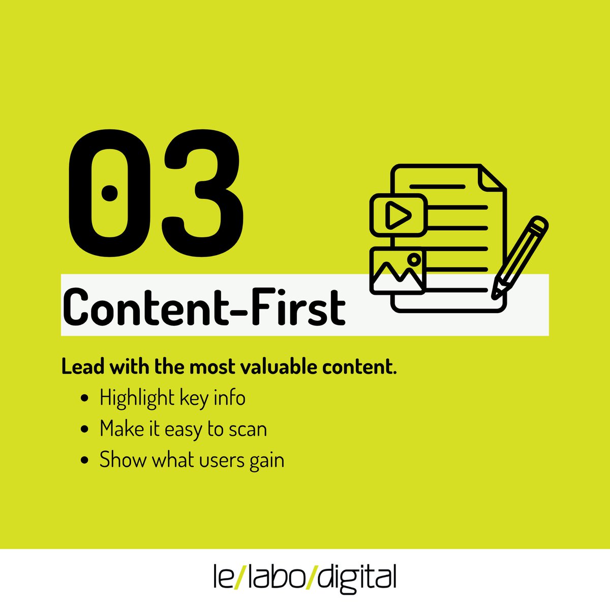 lelabodigital's tweet image. Small screens, big impact.

Mobile-first. Task-first. Content-first. Because great design isn’t about adding more—it’s about focusing on what matters most.

Design smarter. Design for people.

#MobileDesign #UXDesign #UIDesign #ProductDesign #DesignTips #DigitalDesign #UXUI