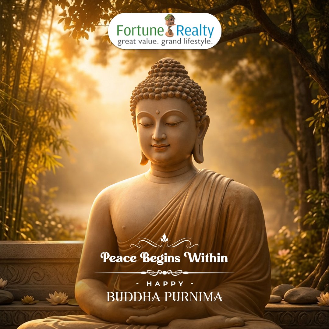 _FortuneRealty_'s tweet photo. Buddha Purnima reminds us to choose peace, practice kindness, and live with awareness.

Wishing you a calm and meaningful day.

#FortuneRealty #BuddhaPurnima #HappyBuddhaPurnima #PeaceAndMindfulness #KindnessMatters #SpiritualDay https://t.co/0tHmmnDsof
