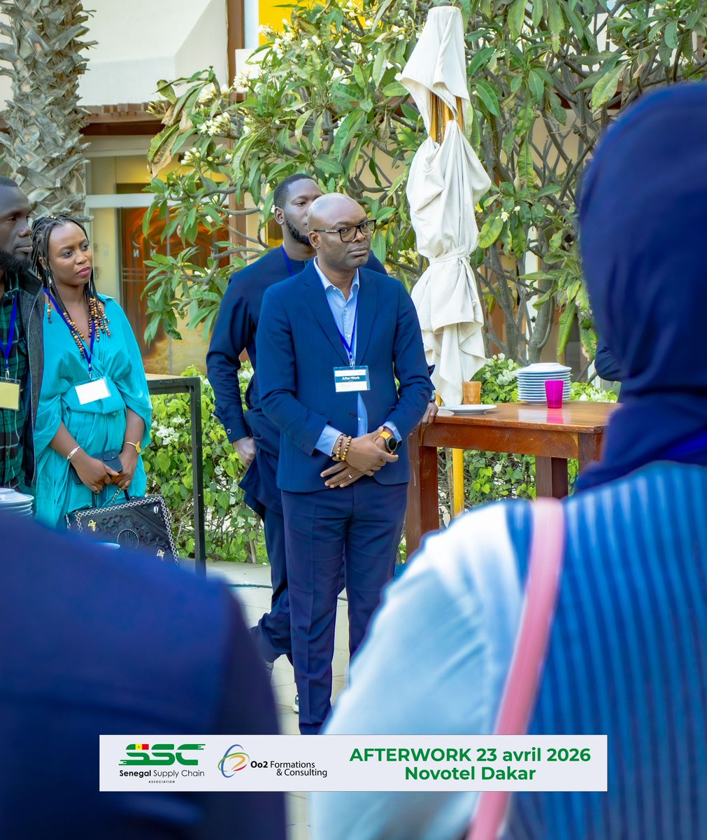 ChainSenegal's tweet photo. 📸 Retour en images sur notre Afterwork organisé en partenariat avec le Cabinet Oo2 Formations au Novotel-Hôtel Dakar le 23 avril passé.

📍 Nous remercions le Cabinet de Formation Oo2 qui a sponsorisé l'activité et l'ensemble des participants.

#SSC #Oo2formation #supplychain https://t.co/iTSVSinD10