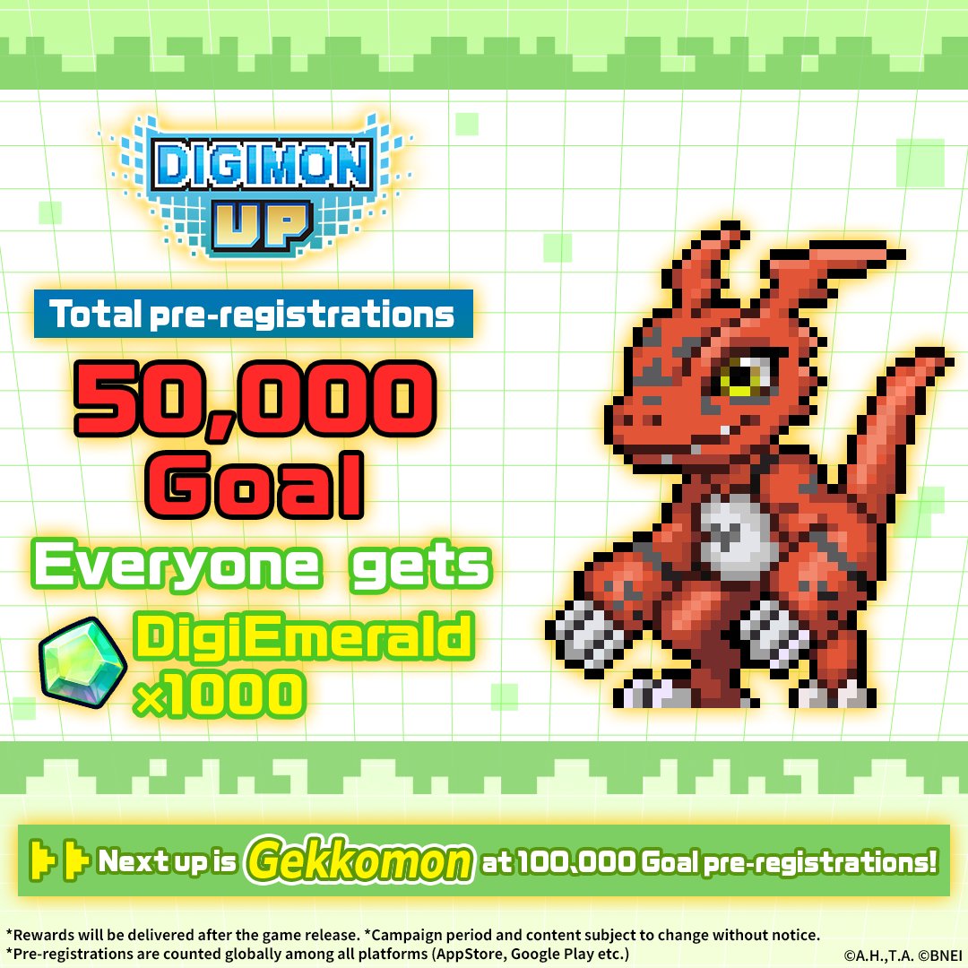 DIGIMON UP tweet media