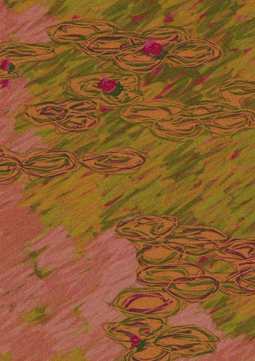 tendenzy's tweet photo. Water Lilies #10 on @AlbaDotArt 

🔗 https://t.co/J8deMwzAdZ 
#generativeart #genart #p5js #impressionism https://t.co/nTN11vNQ6m