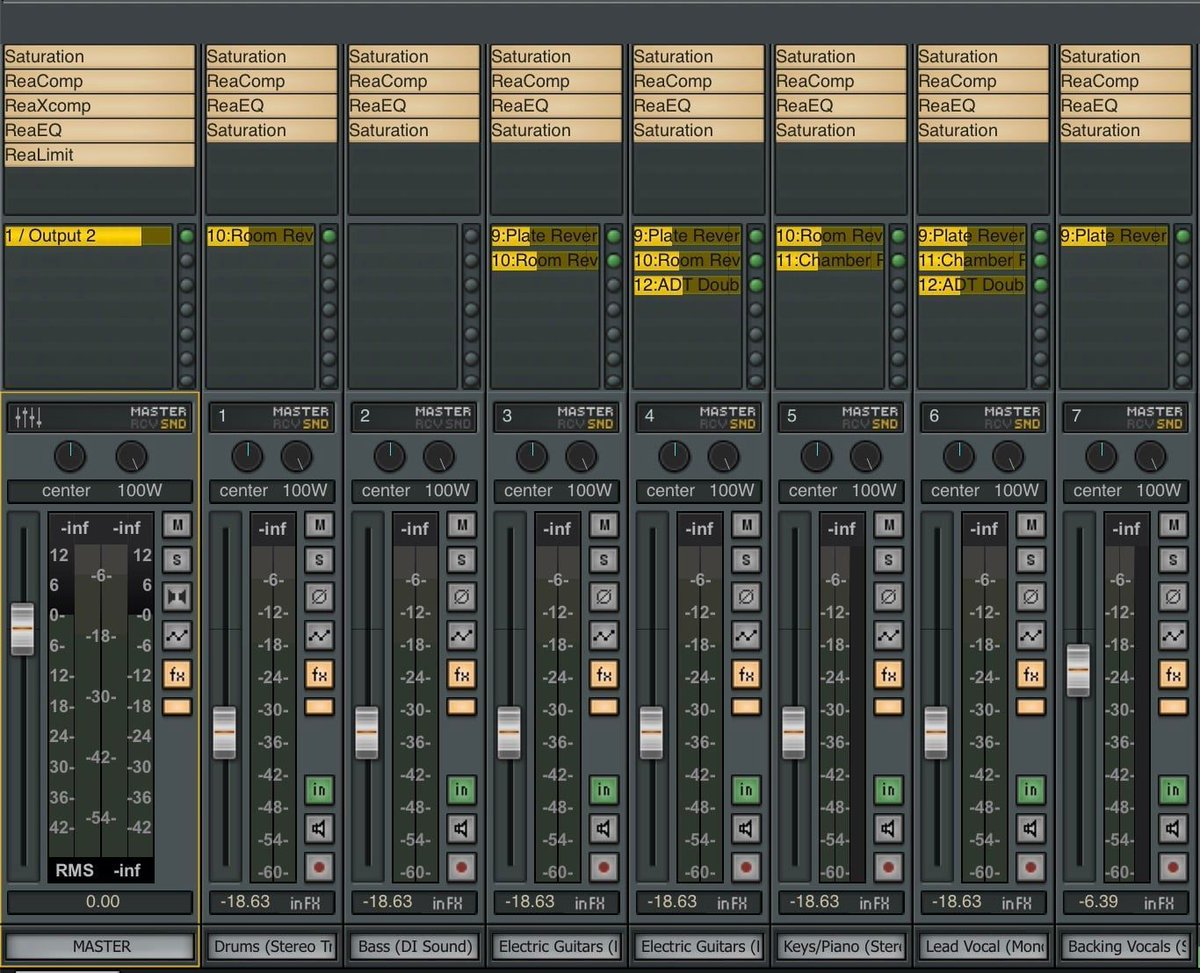 RGA_Audio's tweet image. 100% free. No Waves, no UAD, no third-party purchased plugins. Just REAPER stock plugins calibrated for authentic 1960s British console sound. gum.new/gum/cmiz7sdis0… #musicproduction #sounddesign #reaperdaw #freetemplate #homestudio #audiorecording #musicmakers #realgroovesaudio