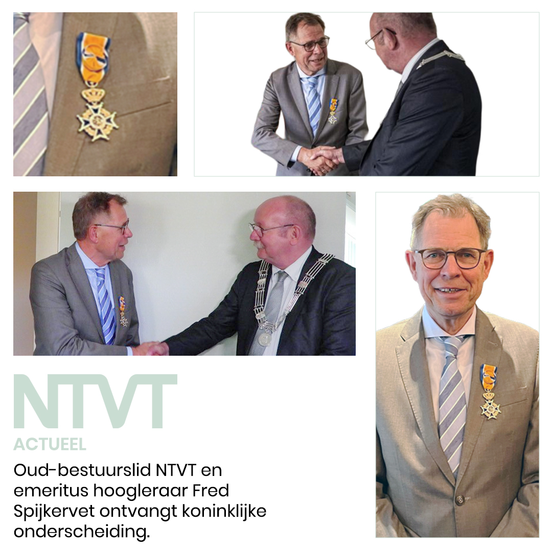 NTVT feliciteert haar voormalig voorzitter van de Raad van Toezicht, Fred Spijkervet, met zijn koninklijke onderscheiding! 
Lees meer: ntvt.nl/actueel/person…