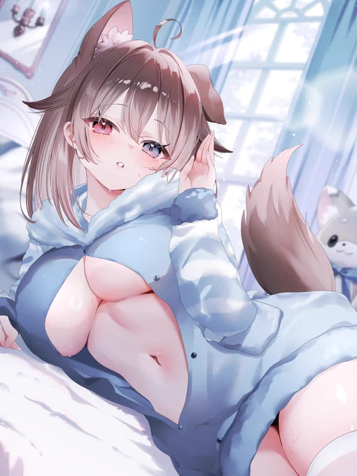 もふらせてくれるタイプの犬系彼女◝✩