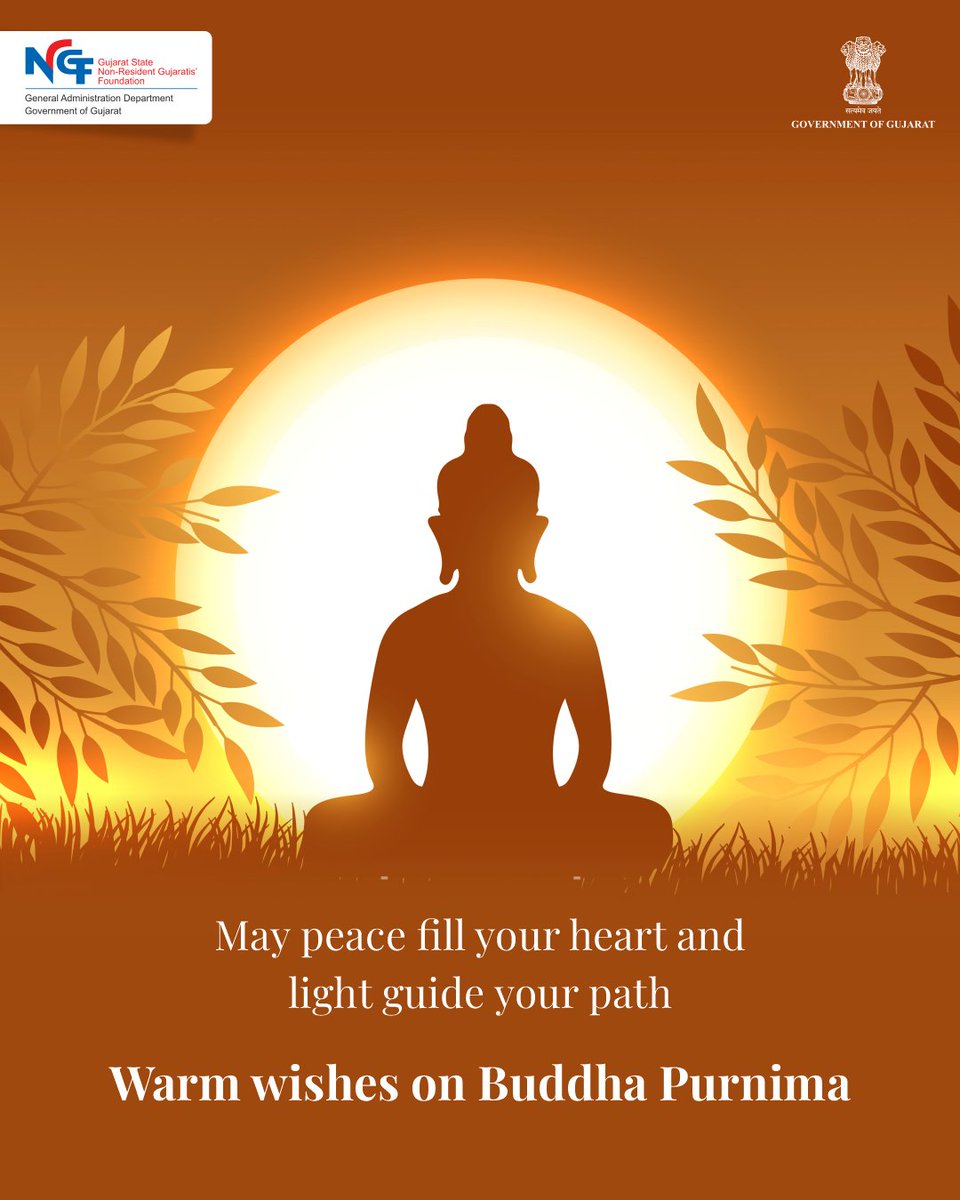 May the teachings of compassion and peace guide you towards a more mindful and fulfilling life.

Warm wishes on Buddha Purnima

#BuddhaPurnima #HappyBuddhaPurnima #NRGF