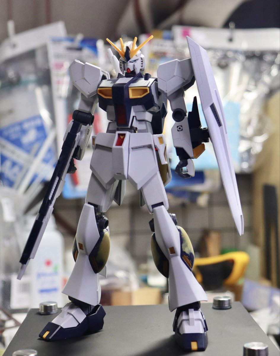 今月完成しなかったプラモ晒そうぜ EG νガンダム進捗 大まかなスタイル