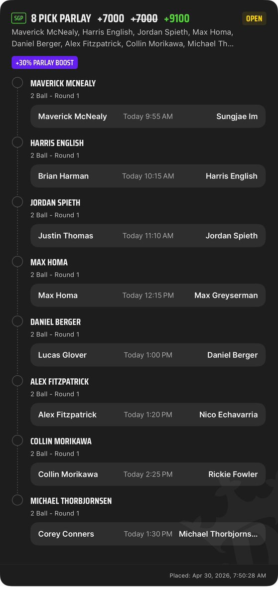 PLUS__MONEY's tweet image. FOREEEEEEEEEEE
⛳️🏌🏼‍♀️🏌🏻x 🎱🎱🎱

GOLF 2 BALL 
BooOoooOossssstttededddd on DK today.

🔌 in comments , hit the like button if rolling w pluss this morning 

#I❤️➕💰