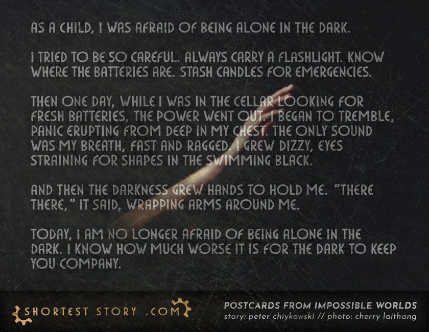 StoryShortest's tweet photo. THE DARKNESS GREW HANDS https://t.co/OpASKw1uOI