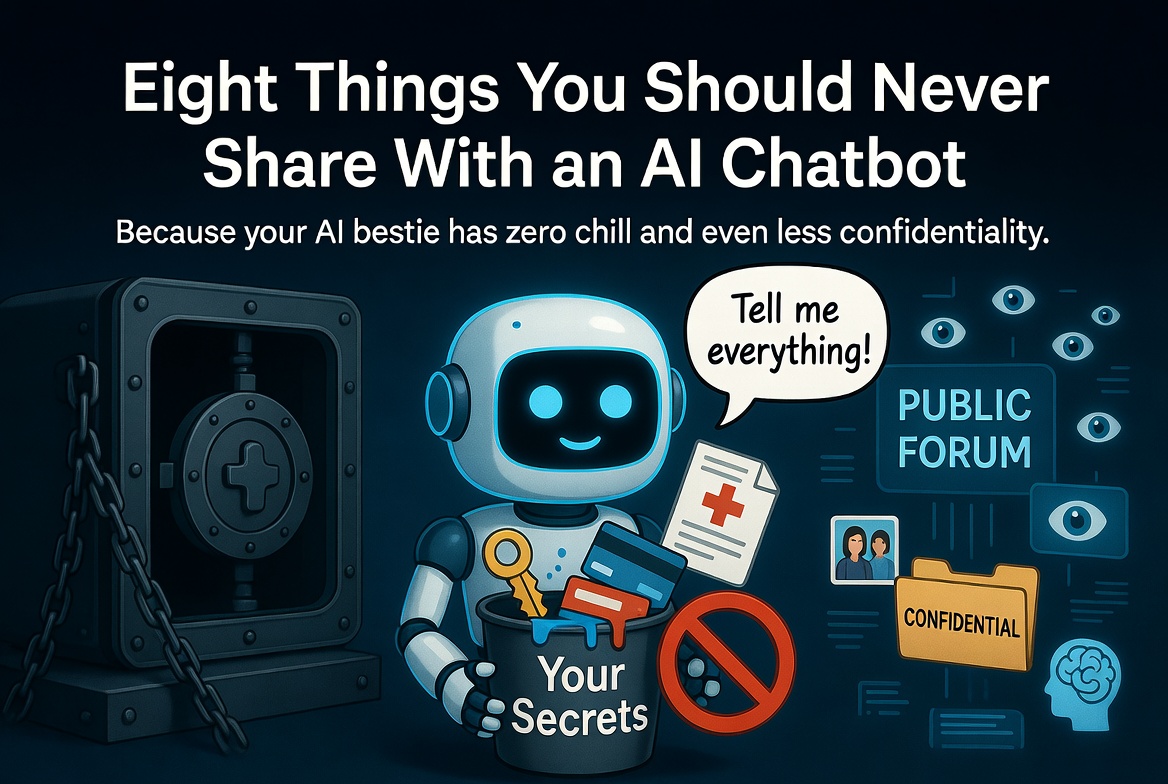 rodtrent's tweet image. Eight Things You Should Never Share With an AI Chatbot rodtrent.substack.com/p/eight-things…

 #AI #ResponsibleAI
