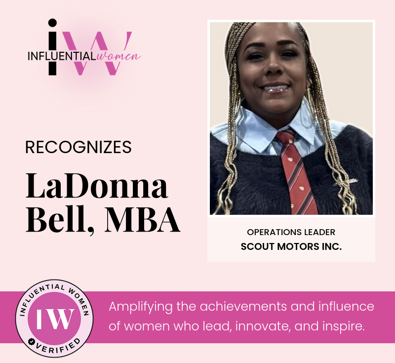 Influential_Wom's tweet image. ✨ Influential Women Spotlight: LaDonna Bell ✨

Automotive operations leader with 25 years of experience driving quality, innovation, and EV manufacturing excellence.

Spotlight: influentialwomen.com/connect/ladonn…

#WomenInAutomotive #ManufacturingLeader #OperationalExcellence