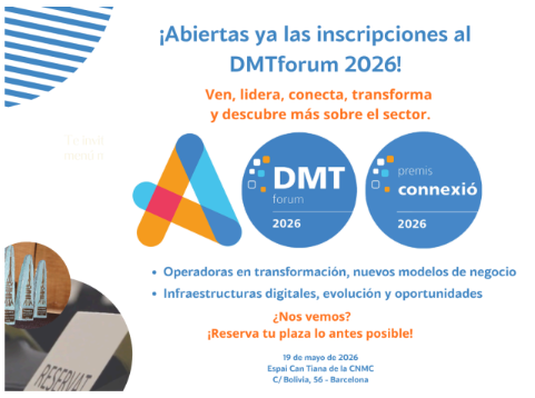 acutelan's tweet photo. ¡Ya puedes apuntarte al DMTforum 2026 que se celebrará el 19 de mayo en Barcelona. Inscríbete, ¡te esperamos!:
https://t.co/sAgBoIn504 https://t.co/r6vZZe1JEX