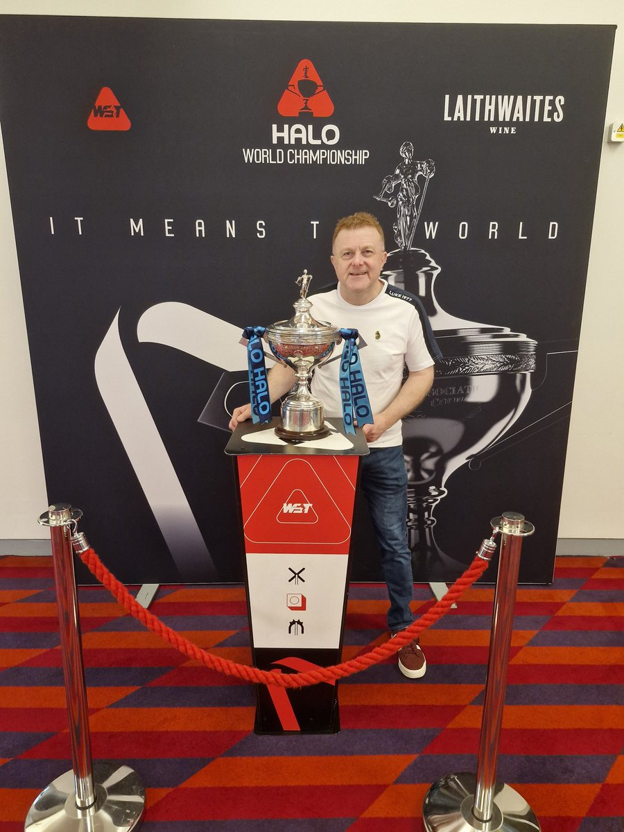 gingerbreadandy's tweet photo. 40th year at the world snooker championship! https://t.co/i0FR1fIGgh
